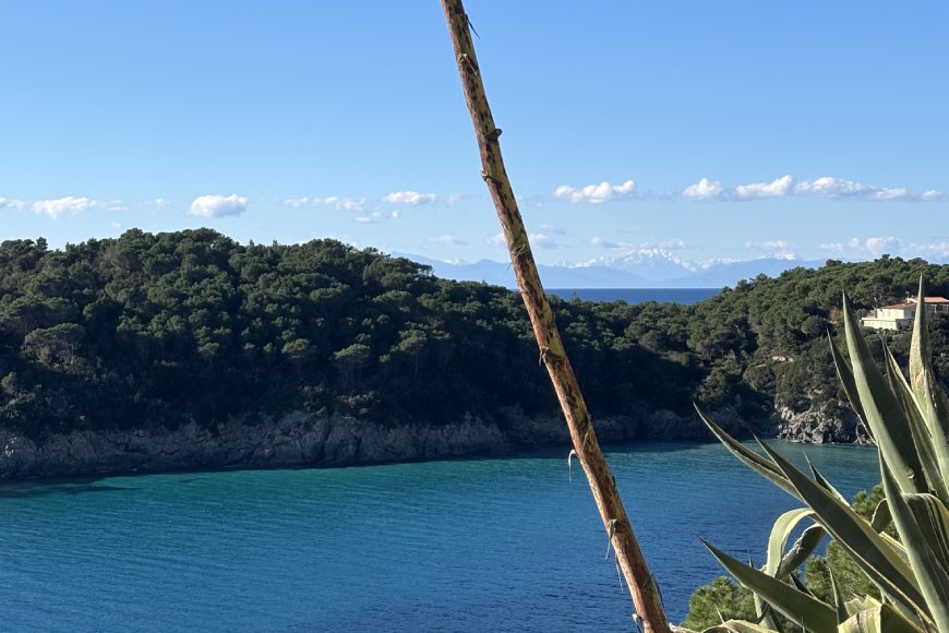 La vista su Fetovaia dal percorso
